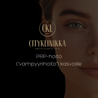 PRP treatment ("vampire treatment") for the face HKI