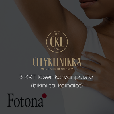 3x laser hair removal (bikini, armpits)