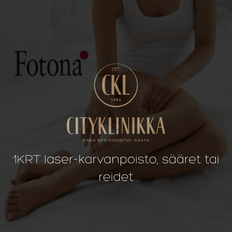 1x laser hair removal, legs or thighs (HKI,)