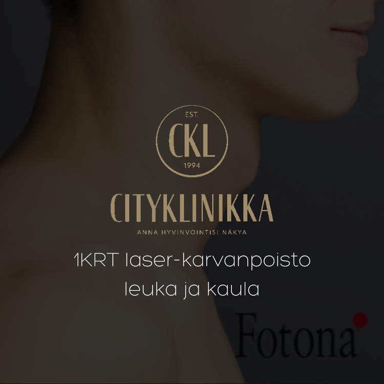 1x laser hair removal chin, neck (HKI)